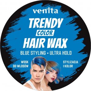 VENITA_Trendy Hair Wax wosk do włosów Blue 75g 1