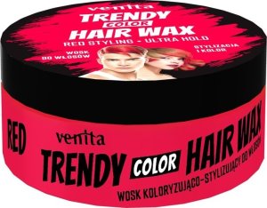 VENITA_Trendy Hair Wax wosk do włosów Red 75g 1