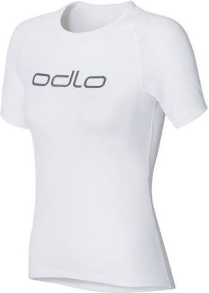 Odlo Koszulka tech. Shirt s/s crew neck LOGO LINE biały XS 1
