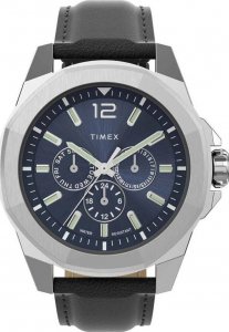 Zegarek Timex Zegarek Timex Essex TW2V43200 męski srebrny 1