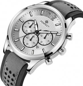 Zegarek Perfect ZEGAREK MĘSKI PERFECT CH01L - CHRONOGRAF (zp354f) + BOX 2