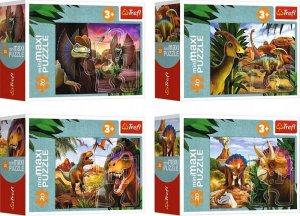 Trefl Puzzle MiniMaxi Poznaj świat dinozaurów 20 elementów - 1 sztuka losowo (56036) 1