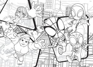 Lisciani LISCIANI MARVEL PUZZLE DF MAXI FLOOR 24 SPIDEY 3