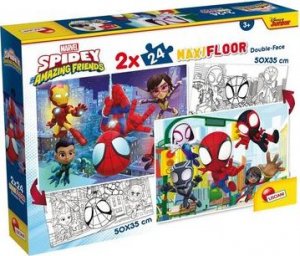 Lisciani LISCIANI MARVEL PUZZLE DF MAXI FLOOR 2 X 24 SPIDEY 1