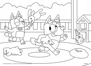 Lisciani LISCIANI BLUEY PUZZLE DF MAXI FLOOR 4 X 48 5