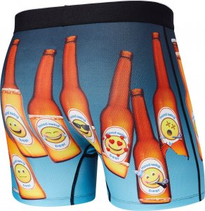 SAXX Bokserki męskie sportowe VOLT Boxer Brief piwo niebieskie S 2