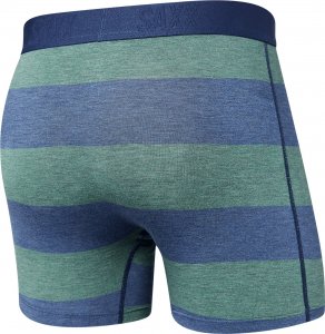 SAXX Bokserki męskie szybkoschnące VIBE Boxer Brief w pasy - granatowe S 2