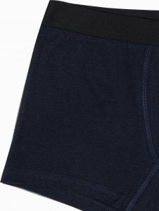 Ombre Bokserki męskie bawełniane - granatowy U286 M 2