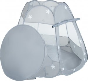 Selonis Selonis Namiot zamek NZ-100X z piłeczkami 6cm szary: babyblue-niebieski-perła 105x90cm/300piłek Zabawka namiot dla dzieci 4