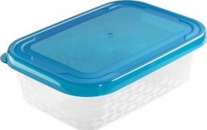 Branq BRANQ - Pojemnik na żywność - Blue Box - prostokąt - niebieski - 1 L 1