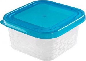 Branq BRANQ - Pojemnik na żywność - Blue Box - kwadrat - niebieski - 0,8 L 1