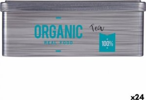 Kinvara Pojemnik na Herbatę Organic Tea Szary Blacha biała (11 x 7,1 x 18 cm) (24 Sztuk) 1