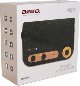 Radio Aiwa Przenośny głośnik i radio w stylu Vintage AIWA RBTU-600 5