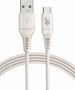 Kabel USB TB Print USB-A - USB-C 1 m Beżowy (AKTBXKUC3A10EKO) 1