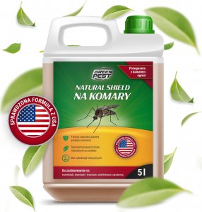 GREEN PEST Oprysk na Komary 5l Natural Shield Płyn Preparat Środek na Komary Kleszcze 1