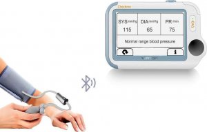 Wellue Monitor funkcji życiowych Profesjonalny Aparat EKG Monitor snu Ciśnieniomierz Holter EKG Checkme 4