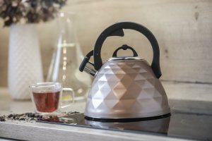 Berretti BERRETTI - Czajnik tradycyjny Rosa - 3 L - złoty - indukcja gaz - BR-7634 2