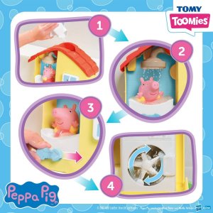 Figurka Tomy TOMY TOOMIES - ŚWINKA PEPPA - DOMEK KĄPIELOWY - E73415 4