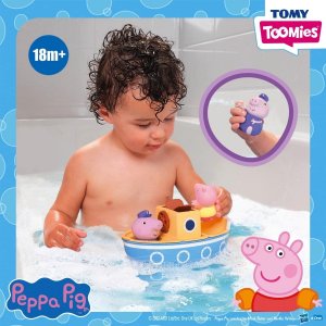 Tomy TOMY TOOMIES - ŚWINKA PEPPA - ZABAWA NA ŁODZI - E73414 2