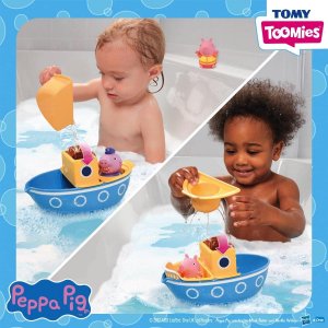 Tomy TOMY TOOMIES - ŚWINKA PEPPA - ZABAWA NA ŁODZI - E73414 4