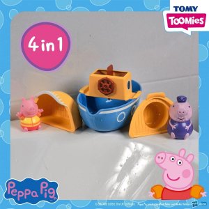 Tomy TOMY TOOMIES - ŚWINKA PEPPA - ZABAWA NA ŁODZI - E73414 5