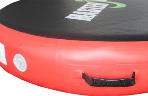 Master Dmuchany materac gimnastyczny Airspot Masterjump 100 cm x 100 cm x 20 cm czerwony 3