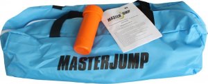 Master Dmuchany materac gimnastyczny Airspot Masterjump 100 cm x 100 cm x 20 cm czerwony 5