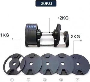 Master ‎‎Hantel Spin żeliwny 1 x 20 kg 2