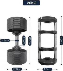 Master ‎‎Hantel Spin żeliwny 1 x 20 kg 3