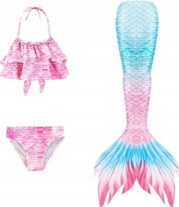 Master Kostium Syrenki Strój Kąpielowy MASTER 120 cm Blue 12