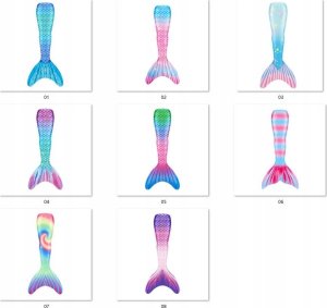 Master Kostium Syrenki Strój Kąpielowy MASTER 120 cm Blue 5