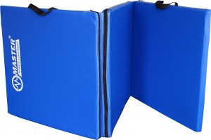 Master Materac gimnastyczny 3-częściowy MAS4A493 180 cm x 60 cm x 3.5 cm niebieski 3