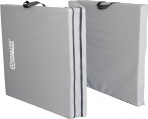 Master Materac gimnastyczny 3-częściowy MAS4A494 180 cm x 60 cm x 5 cm szary 2