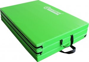 Master Materac gimnastyczny 3-częściowy MAS4A495 180 cm x 90 cm x 5 cm zielony 3