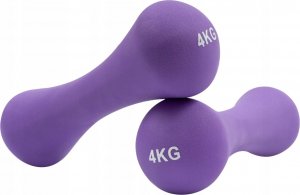 Spartan CIĘŻARKI ŻELIWNE POKRYTE NEOPRENEM 2 X 4 KG 2