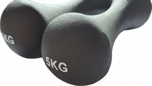 Spartan CIĘŻARKI ŻELIWNE POKRYTE NEOPRENEM 2 X 5 KG 2