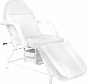 Activeshop Fotel kosmetyczny 557A z kuwetami biały 1