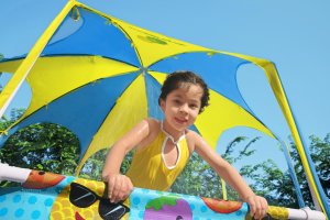 Basen Stelażowy Play Pool śr. 240 cm Z Zadaszeniem 13