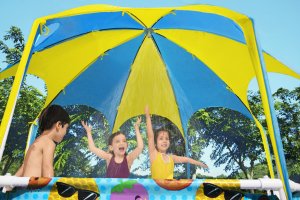 Basen Stelażowy Play Pool śr. 240 cm Z Zadaszeniem 18