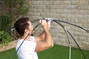 Basen Stelażowy Play Pool śr. 240 cm Z Zadaszeniem 26