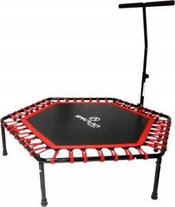 Trampolina Trampolina Sześciokątna Fitness Z Uchwytem o śr.136 cm 1