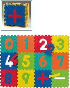 Mata Do Zabawy Dla Dzieci CYFERKI 30 x 30 x 1,2 cm 2