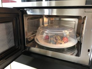 Branq BRANQ - Pokrywka do mikrofalówki - transparentna - 24 cm 2