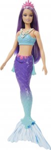 Lalka Barbie Mattel Syrenka fioletowo-niebieski ogon HGR10 1