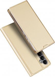 Dux Ducis Dux Ducis Skin Pro etui do Samsung Galaxy A34 5G pokrowiec z klapką portfel na kartę podstawka złote 1