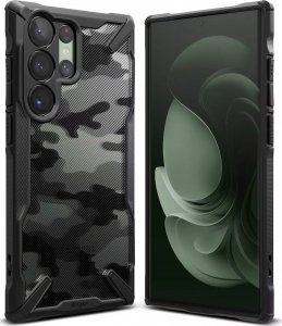 Ringke Etui Ringke Fusion-X Design Samsung Galaxy S23 Ultra Camo (Moro) Black 1