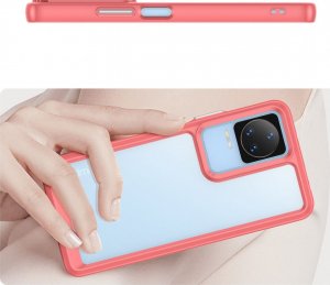 Braders Etui Outer Braders z Ramką do Xiaomi Poco F4 5G czerwony 4