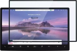 Spigen Glass FC Tesla Model X 2022/ Model S 2021 "EZ FIT" szkło hartowane AGL04688 11