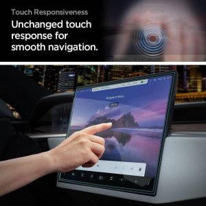 Spigen Glass FC Tesla Model X 2022/ Model S 2021 "EZ FIT" szkło hartowane AGL04688 17