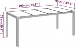 vidaXL 7-cz. zestaw mebli ogrodowych z poduszkami, szary, rattan PE 11